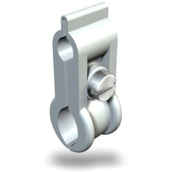 OBO Spanndrahtschelle 4024 9-16mm lichtgrau