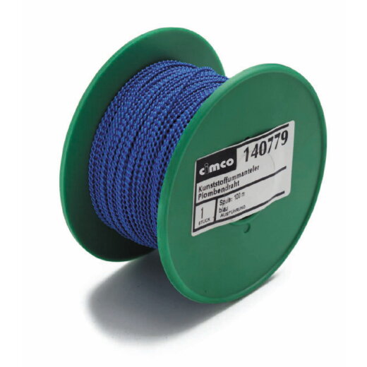 Cimco Plombendraht Kunststoff weiss (1Stk  100m) 140778