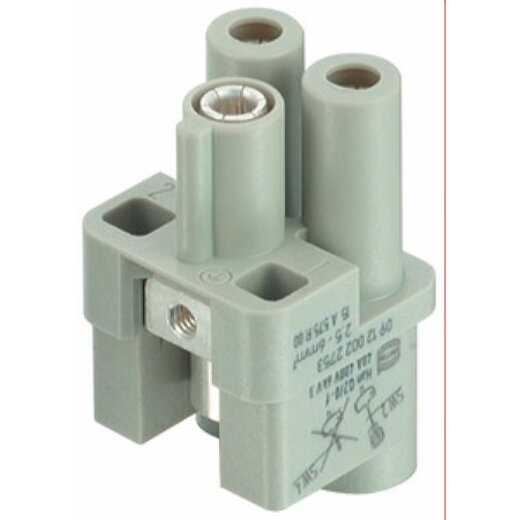 Harting Buchse 09120022751 HAN Q 2/0-bu 4-6qmm