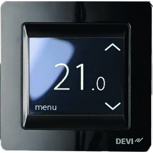 DEVI Uhren-Thermostat DEVIreg Touch schwarz 140F1069