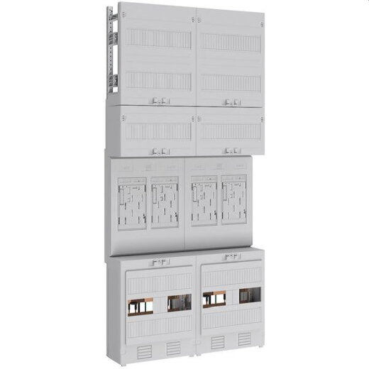 ABN Braun Zählerplatz eHZ 4Z mit Klemmstein 5polig EZ27140