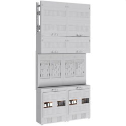 ABN Braun Zählerplatz eHZ 4Z mit Klemmstein 5polig...