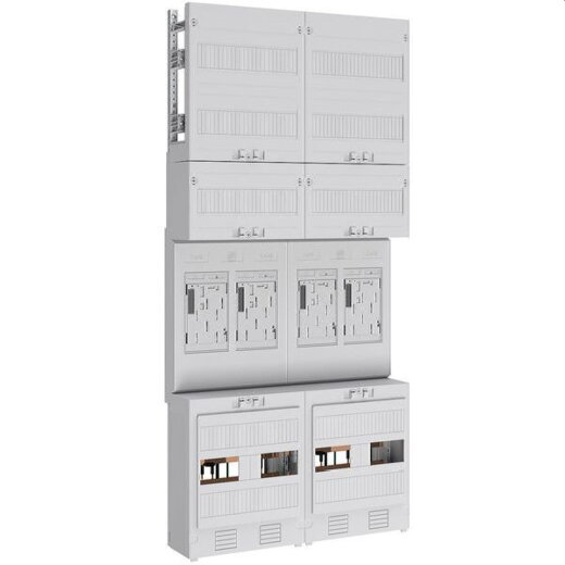 ABN Braun Zählerplatz eHZ 4Z mit Klemmstein/OKK 5polig EZ27340