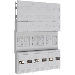 ABN Braun Zählerplatz eHZ 6Z mit Klemmstein 5polig...