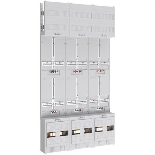 ABN Braun Zählerplatz 3Pkt 6Z Klemmstein/Kanal 5pol 750x1350mm Z39760