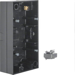 Berker AP-Gehäuse 10428935 2fach schwarz...