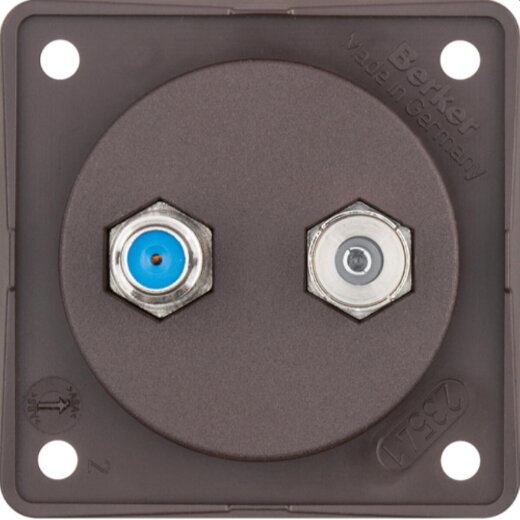 Berker Antennenverbinderdose 945602501 braun matt 945602501