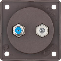 Berker Antennenverbinderdose 945602501 braun matt 945602501