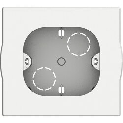 Bticino AP-Gehäuse 502BI 2modul weiss