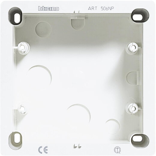 Bticino AP-Gehäuse 506NP f. Lautspr. weiss