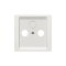 Siemens Antennenabdeckung titanweiss 68x68mm 5TG1338