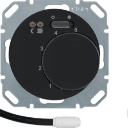 Berker Fussbodentemperaturregler 20342045 schwarz...