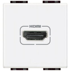 Bticino Anschlussdose N4284 HDMI weiss