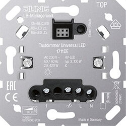 Jung Tastdimmer Universal LED, mit Nebenstelleneingang...