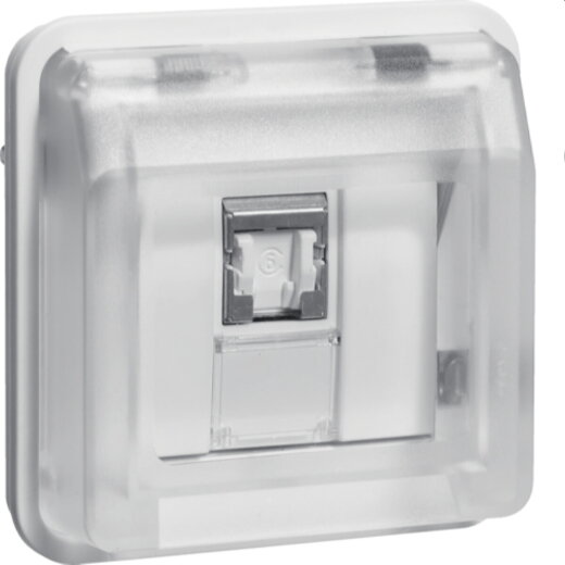 Berker UAE-Einsatz 8polig Kat.6 W.1 polarweiss 14093512