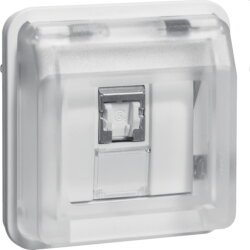 Berker UAE-Einsatz 8polig Kat.6 W.1 polarweiss 14093512