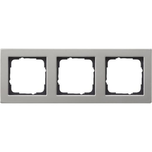 Gira Abdeckrahmen 021333 3fach E2 Edelstahl 21333