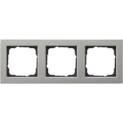Gira Abdeckrahmen 021333 3fach E2 Edelstahl 21333