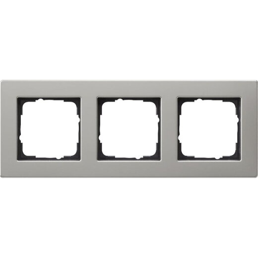 Gira Abdeckrahmen 0213335 3fach flach E2 Edelstahl 0213335