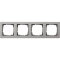 Gira Abdeckrahmen 021433 4fach E2 Edelstahl 21433
