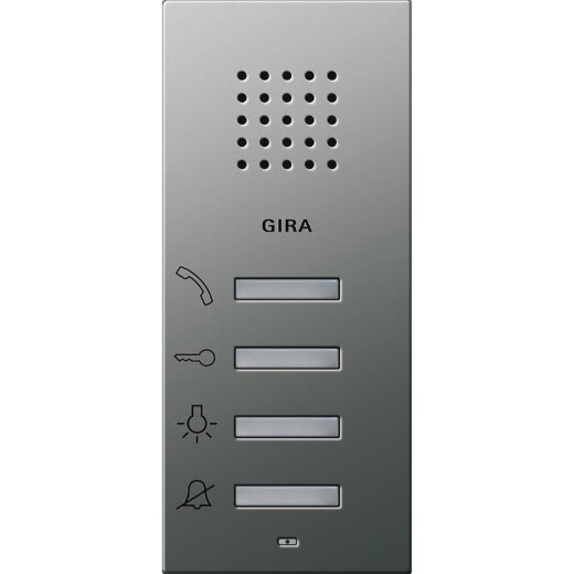 Gira Wohnungsstation 1250600 AP System 55 Edelstahl 1250600