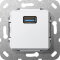 Gira Einsatz 568303 3.0A 1fach Kab reinweiss