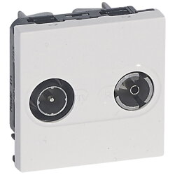 Legrand Antennendose 078783 Soliroc 2mod weiss