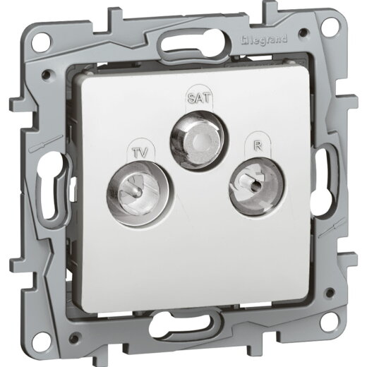 Legrand Antennendose 664763 Niloe TV-SAT ultraweiss