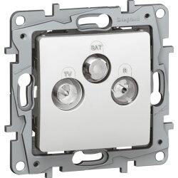 Legrand Antennendose 664763 Niloe TV-SAT ultraweiss