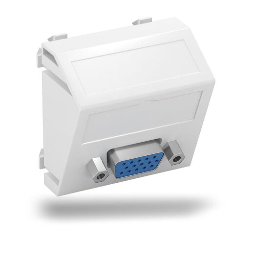 OBO Multimediaträger VGA MTS-VGA S RW1 Buchse m. Schraub 45x45mm