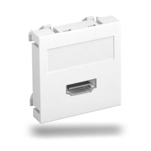 OBO Multimediaträger HDMI MTG-HD S RW1 Buchse m. Schraub 45x45mm