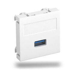 OBO Multimediaträger USB 3.0 A MTG-U3A S RW1 Buchse...