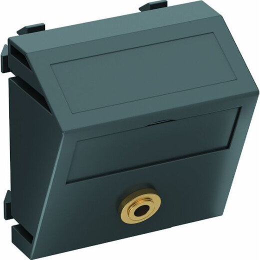 OBO Multimediaträger Audio-Klinke MTS-MK L SWGR1 1x Buchse m. Löt 45x45mm