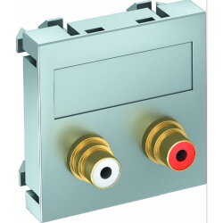 OBO Multimediaträger Audio-Cinch MTG-2R L AL1 2x...