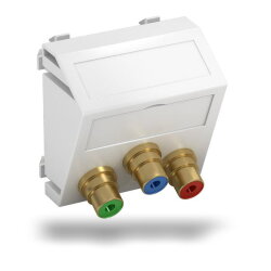 OBO Multimediaträger Video-Cinch MTS-3R F RW1 3x...