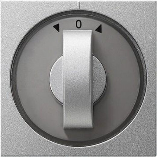 Gira Abdeckung 066626 Knebel Zeit+Jalousie System55 Alu