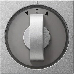 Gira Abdeckung 066626 Knebel Zeit+Jalousie System55 Alu