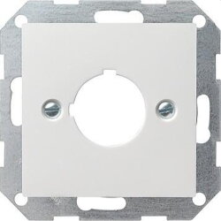 Gira Abdeckung 027227 +Tragring Geraete System 55 rw