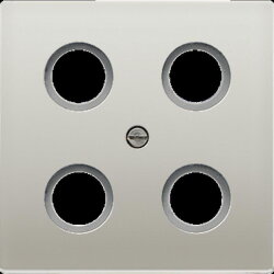 Jung Abdeckung für 4-Loch SAT-TV-Steckdose...