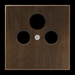 Jung Abdeckung für Universal-Sat/BK-Dosen, Messing,...