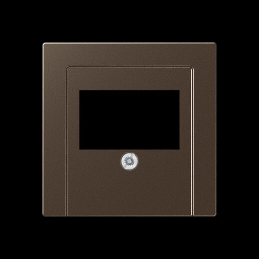 Jung Abdeckung für TAE-Anschlussdosen, Serie A, mokka A569PLTMO