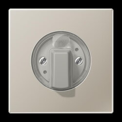 Jung Abdeckung für Drehschalter, Serie LS, Edelstahl...