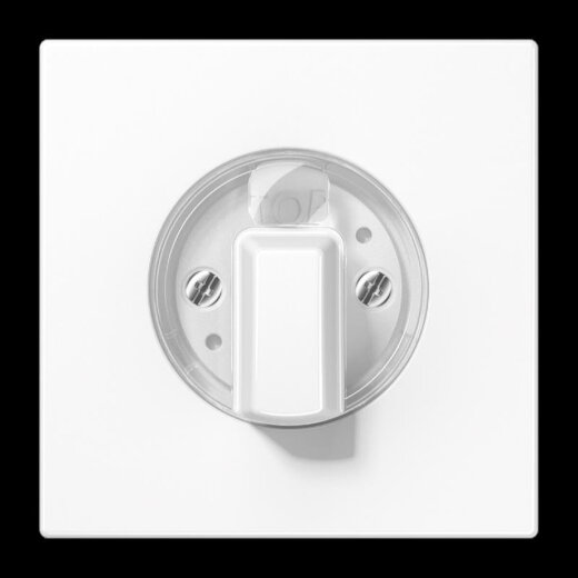 Jung Abdeckung für Drehschalter, Duroplast, Serie LS, alpinweiß LS1941WW