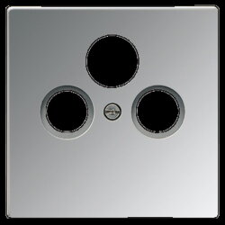 Jung Abdeckung für Universal-Sat/BK-Dosen, Metall...