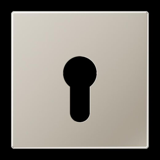 Jung Abdeckung für Schlüsselschalter ohne Demontageschutz, Serie LS, Edelstahl ES2925