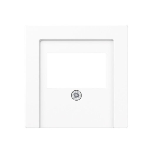 Jung Abdeckung für TAE-Anschlussdosen, Thermoplast, Serie AS/A, alpinweiß A569BFPLTWW