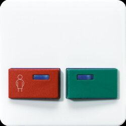 Jung Abdeckung für Ackermann, Typ 73642 B2, rot,...