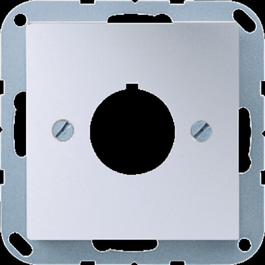 Jung Abdeckung für Befehlsgeräte mit 22,5 mm ?, Serie A, aluminium A564AL