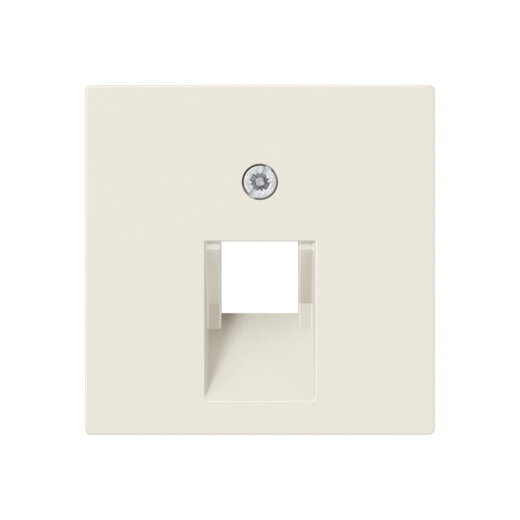 Jung Abdeckung für IAE/UAE-Anschlussdosen 1 x 8-polig, Thermoplast, Serie AS, weiß A569-1BFPLUA