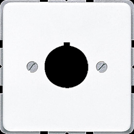 Jung Abdeckung für Befehlsgeräte mit 22,5 mm ?, Duroplast, Serie CD, alpinweiß CD564WW